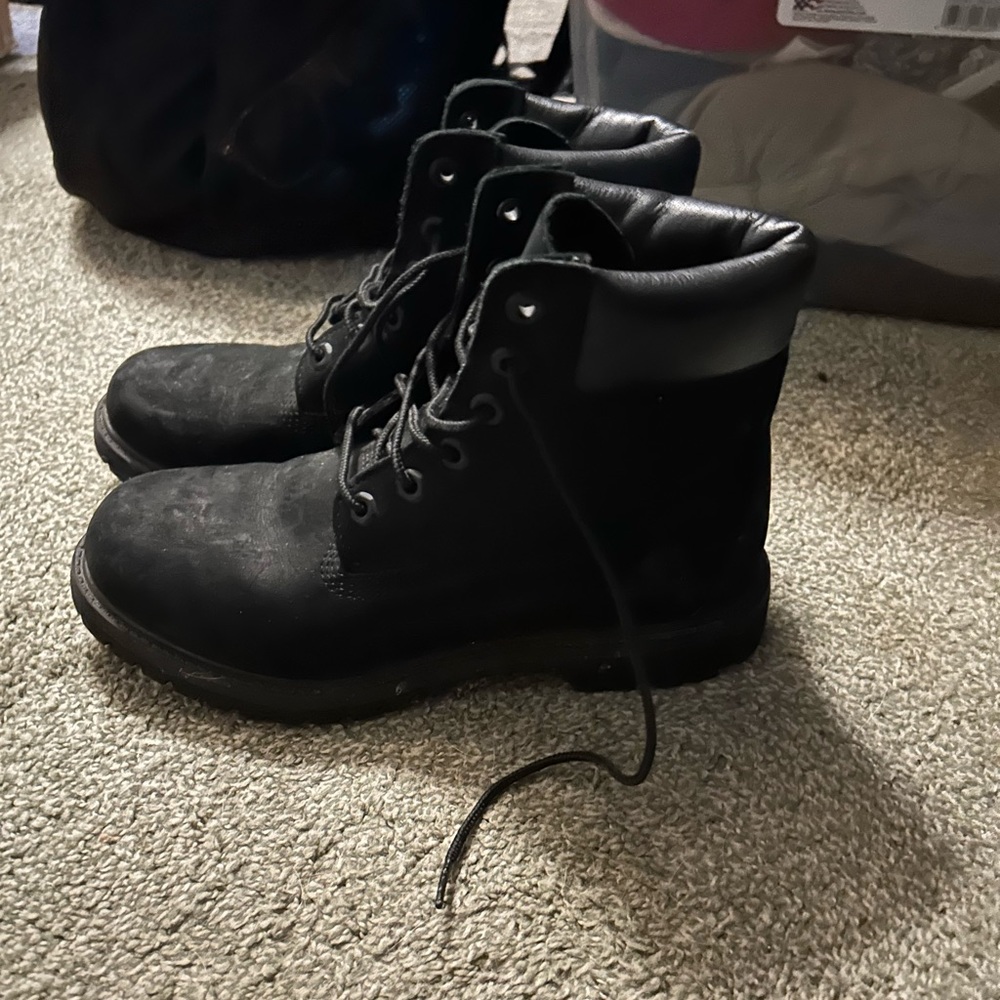 Black Timberland boots!